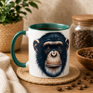 Caneca Chimpanzé Café Mug