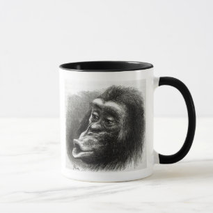 Caneca Chimpanzé decepcionado e Sulky