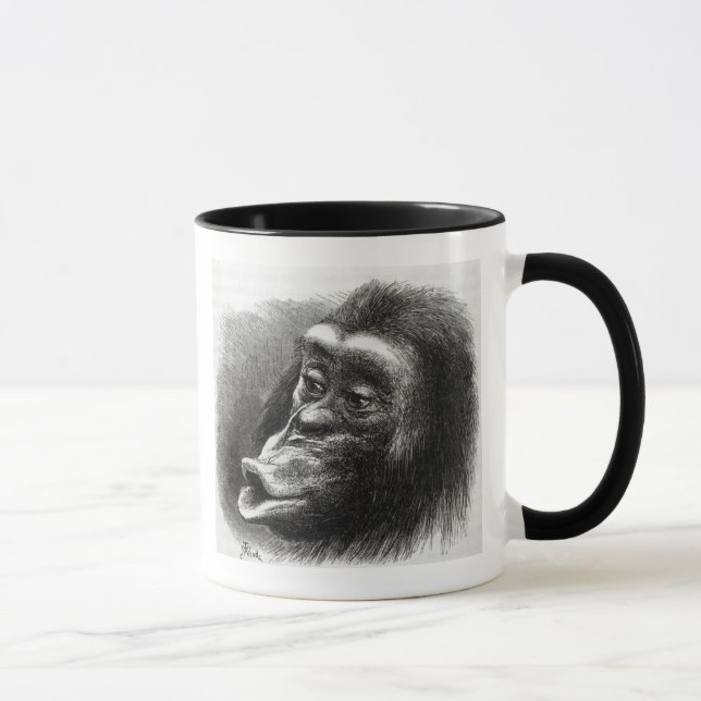 Caneca Chimpanzé decepcionado e Sulky (Direita)