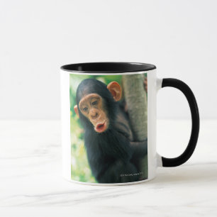 Caneca Chimpanzé novo (troglodytes da bandeja)