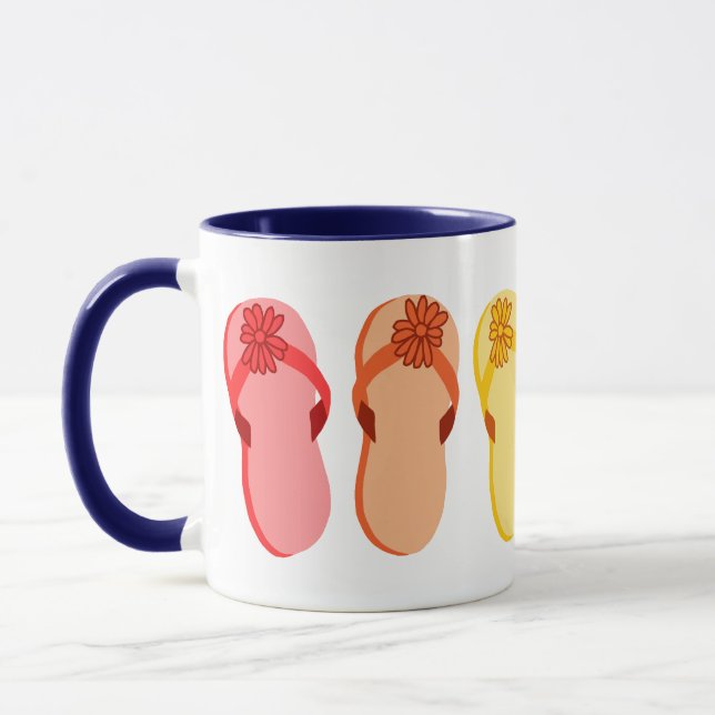 Caneca Chinelos arco-íris (Esquerda)
