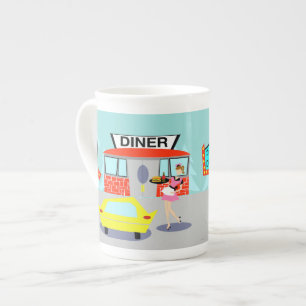Caneca Chinesa Diner Bone, de 1950