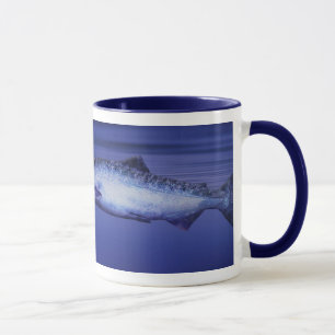Caneca Chinook Salmon perseguindo uma mosca
