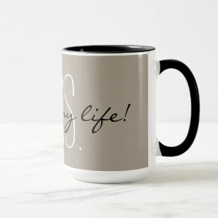 CANECA CHIQUE MUG_ " SRA. AMOR MEU VIDA "