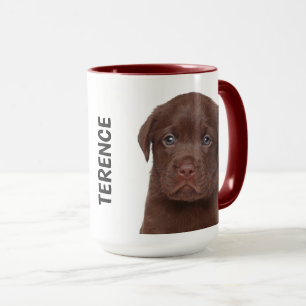 Caneca Chocolate Labrador Personalizado Mug