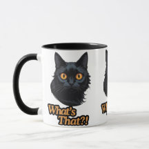 Choque Felino: Gato Preto com Olhos Laranja Nervos