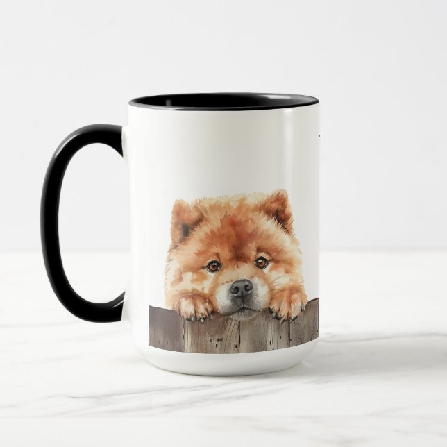 Caneca Chow Chow Dog Mug (Esquerda)