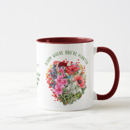 Caneca Christian BLOOM ONDE VOCÊ ESTÁ PLANTADA Planta Flo