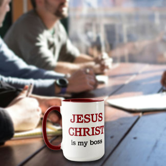 Caneca Christian Cote Jesus É Minha Escritura De Chefe
