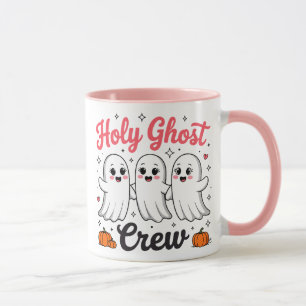 Caneca Christian Halloween Santa Tripulação Fantasma