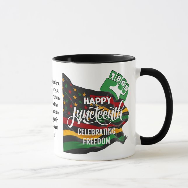 Caneca Christian JUNETEENTH - Bandeira Americana (Direita)