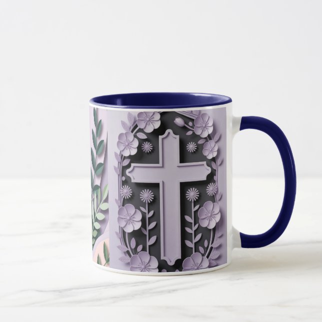 Caneca Christian Mug com design Roxo Roxo (Direita)
