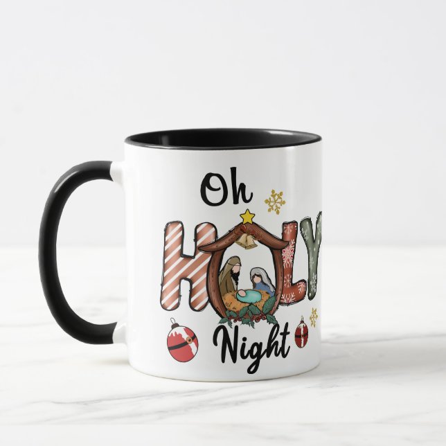 Caneca Christian - Oh Holy Night - Christmas (Esquerda)