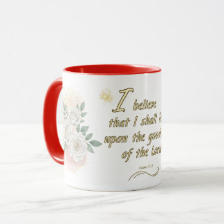 Caneca Christian Psalm 27:13 Coffee Mug