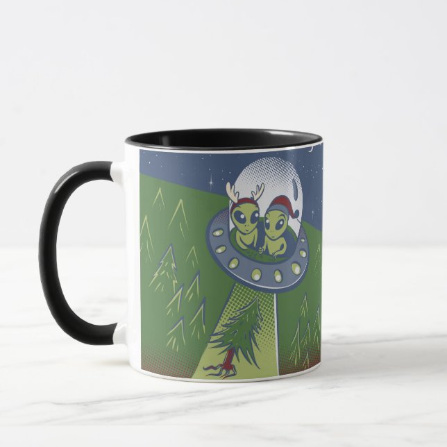 Caneca Christmas abduction (Esquerda)