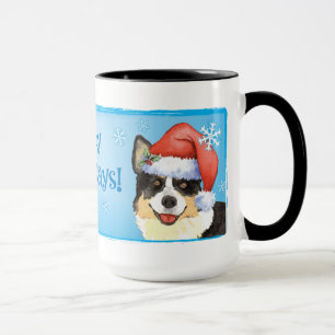 Caneca Christmas Cardigan Welsh Corgi