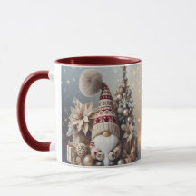 Christmas Gnome Mug Holiday Gift Cozy Winter