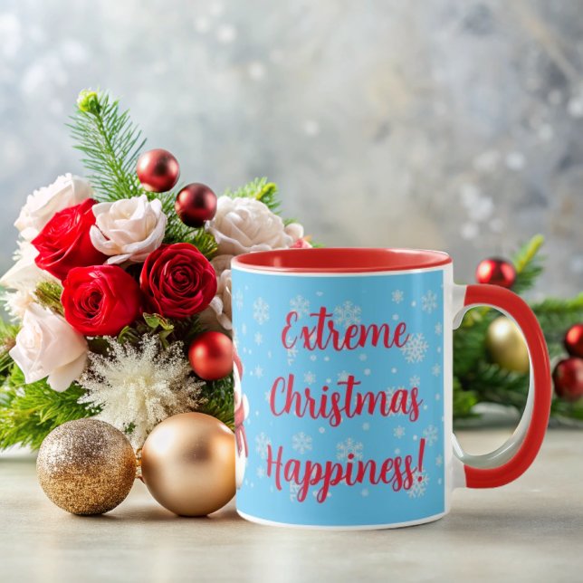 Caneca Christmas Happiness (Criador carregado)