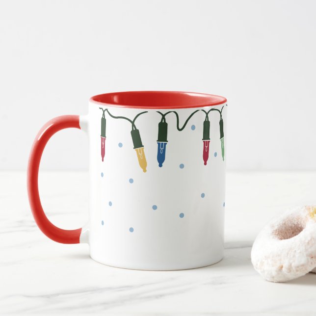 Caneca Christmas lights cup (Com Donut)