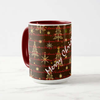 Caneca Christmas Luxury Christmas Trees Festive