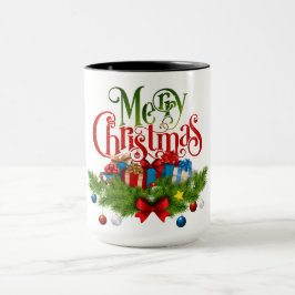 Caneca Christmas Mug | Festive Holiday Coffee Cup by Kali