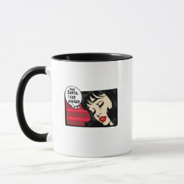 Caneca Christmas Pop Art Girl Santa I Can Explain