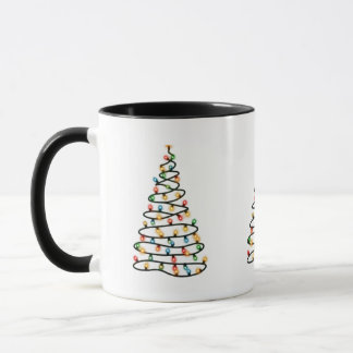 Caneca Christmas Tree Made of Lights