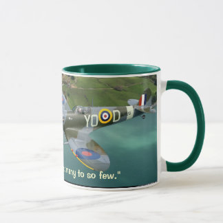 Caneca churchill que honra o raf