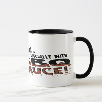 Caneca CHURRASCO engraçado do Pug