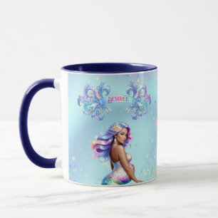 Caneca Chuva de Bebê de Gravidez da Mamãe Sereia Personal