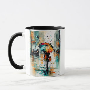 Caneca Chuva De Verão Na Cidade 2