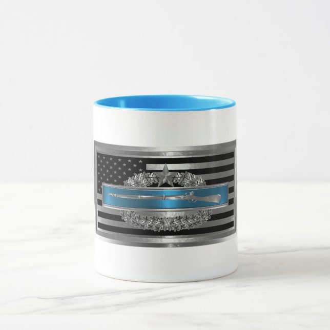 Caneca CIB com estrela de combate (Centro)