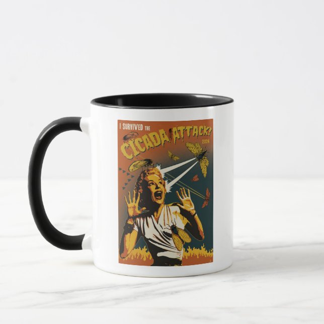 Caneca Cicada Gritando Lady 2024 (Esquerda)