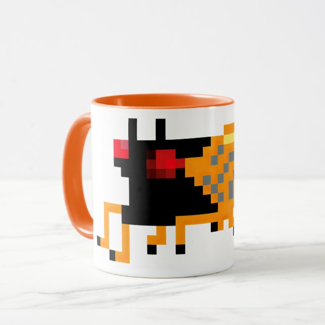 Caneca Cicada Mania Pixel Cicada (Frente Esquerda)