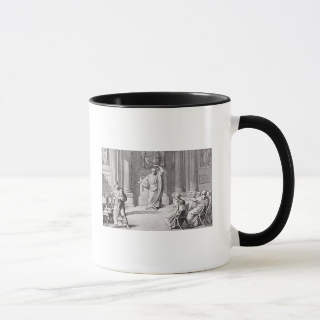 Caneca Cicero Catiline de delação (Direita)
