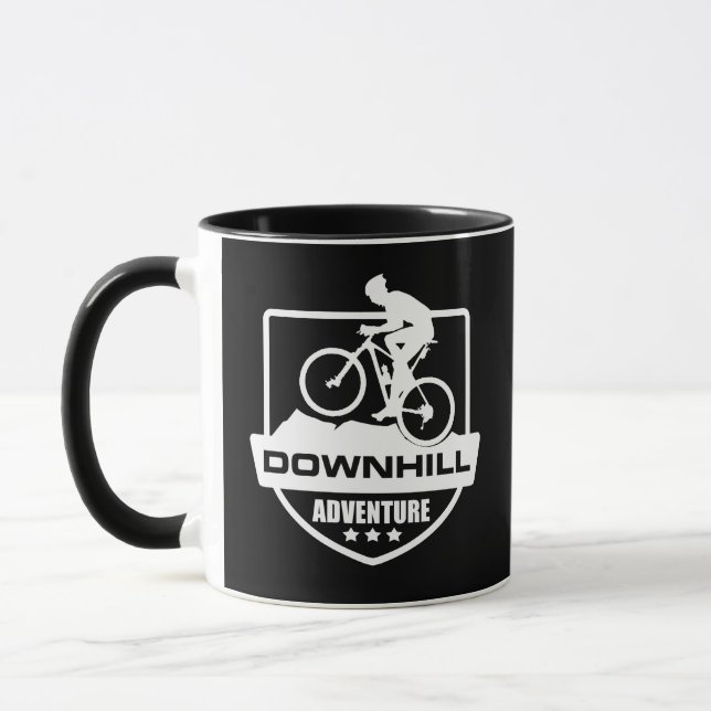 Caneca Ciclismo de Montanha MTB Downhill (Esquerda)
