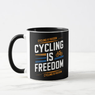 Caneca Ciclismo é liberdade