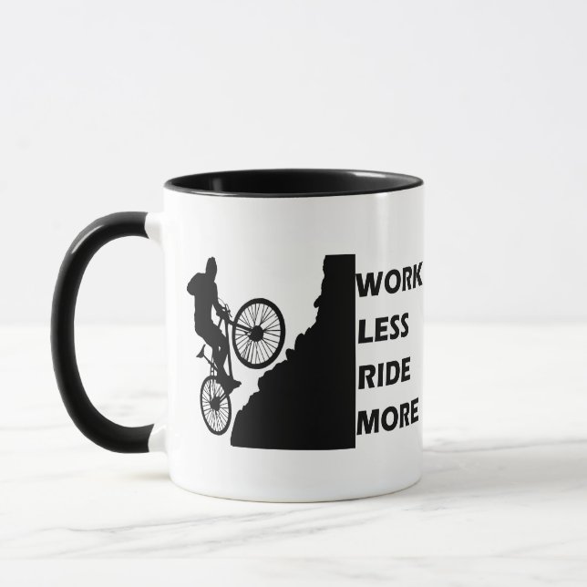 Caneca Ciclismo Motivacional de Montanha - Citação Divert (Esquerda)