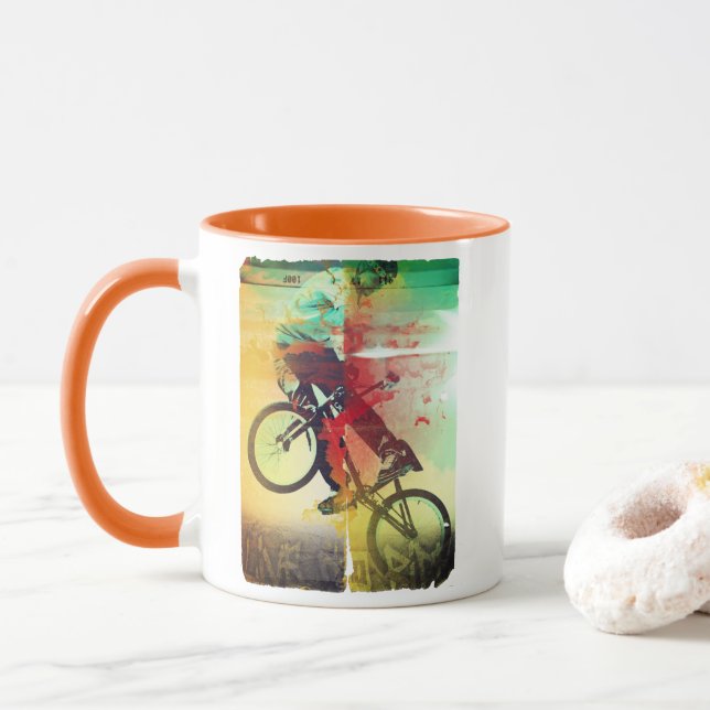 Caneca Ciclista de Bicicleta de Truques BMX (Com Donut)