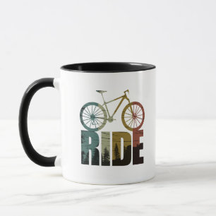 Caneca ciclista de montanhas