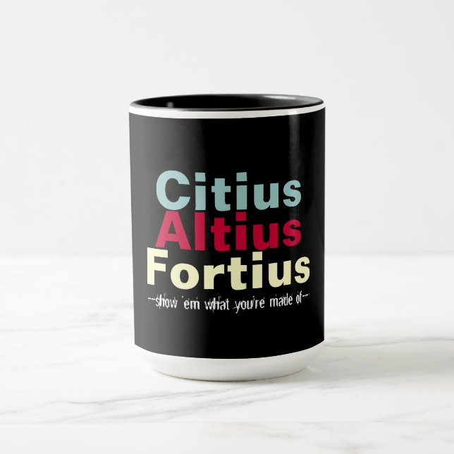 Caneca Cidadão Altius Fortius Mais alto mais rápido (Centro)