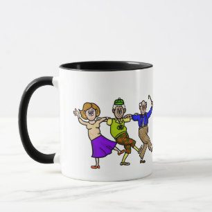 Caneca Cidadãos Mais velho Dançantes Engraçados Mug