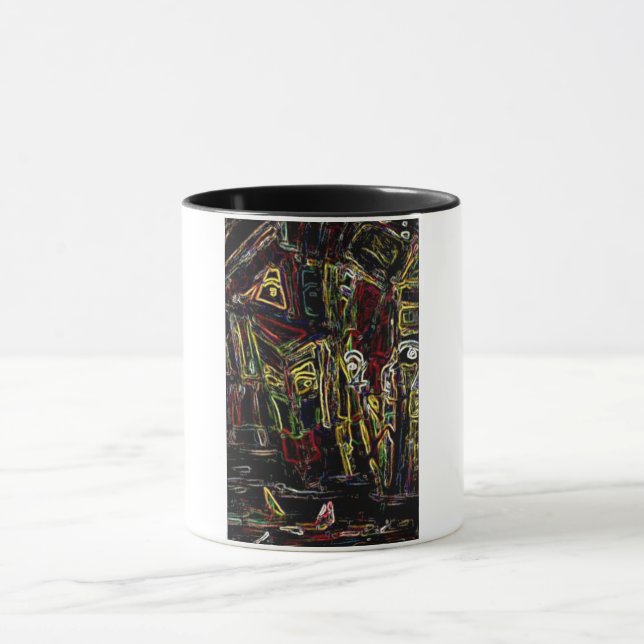 Caneca cidade abstrata da praia (Centro)