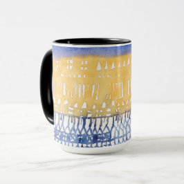 Caneca Cidade Antiga (1928) por Paul Klee