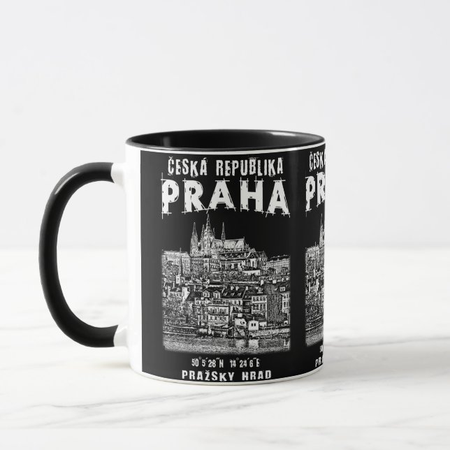 Caneca Cidade antiga de Praga (Praha). República Checa. (Esquerda)