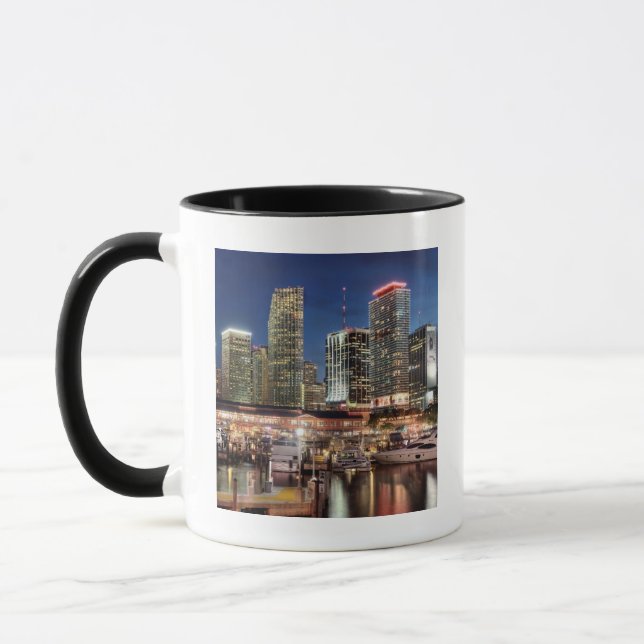 Caneca Cidade da skyline de Miami em Florida (Esquerda)