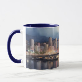 Caneca Cidade das Caixas Aquáticas, Vista Noturna do Rio