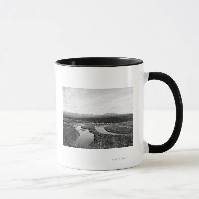Caneca Cidade de Iditarod, Alasca Fotografia (Direita)