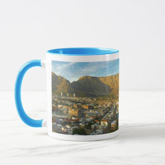 Caneca Cidade do Cabo: paisagem com Mesa Montanha (Esquerda)