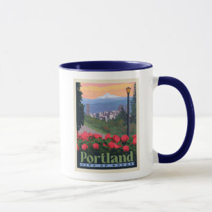 Caneca Cidade dos Rosas   Portland, Oregon